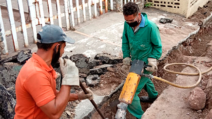 Trabajando por nuestra población:  proyecto para mejorar el servicio de Agua potable en Lagunillas-Mérida