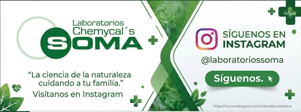 Síguenos en Instagram - Laboratorios Chemycal's Soma