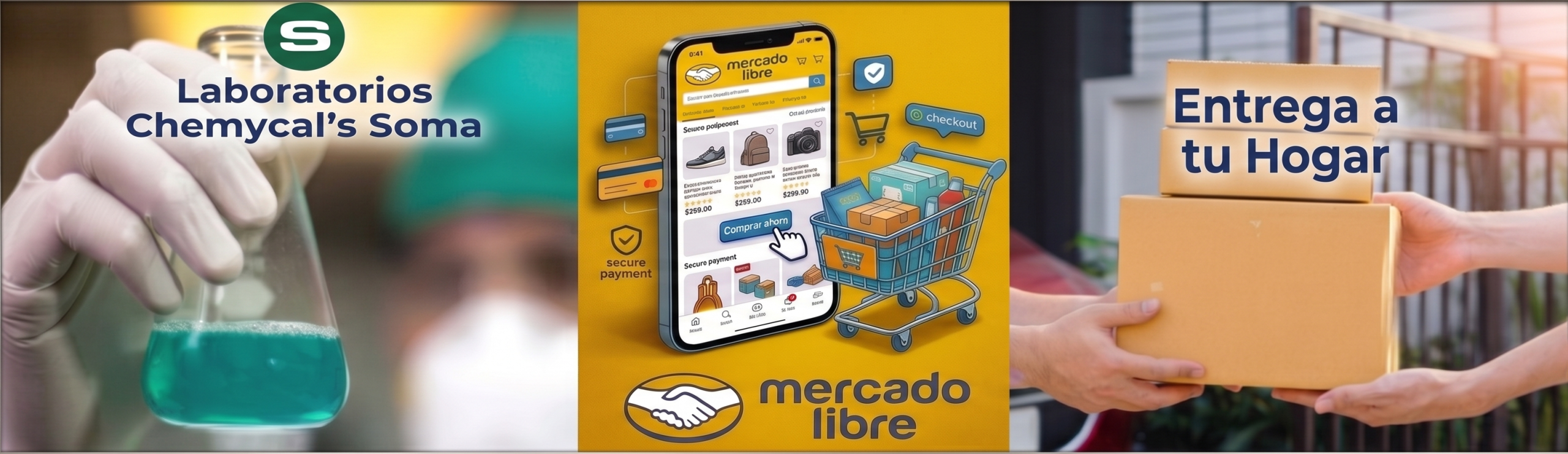 Banner Oficial de Productos de Salud y Entrega